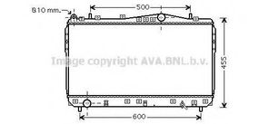 Радіатор охолодження NUBIRALACETTI MT 03-1,6-1,8 (Ava) AVA QUALITY COOLING DWA2073 на CHEVROLET LACETTI универсал (J200)