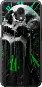 Чехол на Meizu M6s Череп-часы "4100u-1364-17620"