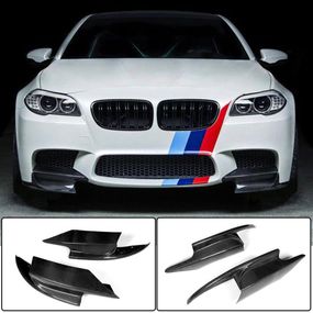 Накладки на передній бампер Flap (для F10 M5, Карбон) для BMW 5 серія F-10/11/07 2010-2016 рр
