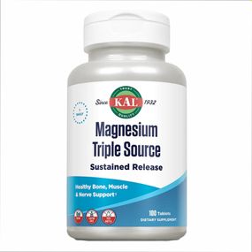 Magnesium Sustained Release Triple Source 500mg - 100 tabs