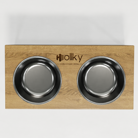 Миски на підставці для середніх і великих собак Hollky Base L (2 × 0,95 л) BL-422120-BLNT | Зображення 4