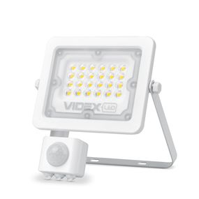 LED прожектор VIDEX 20W 5000K з датчиком руху VL-F2e205W-S