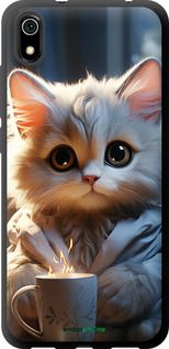 Чохол на Xiaomi Redmi 7A Білий кіт "5646b-1716-2448"