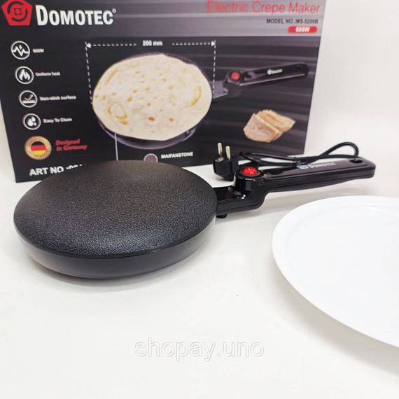 Електрична млинець Domotec MS-5209B NR-57 | Зображення 3