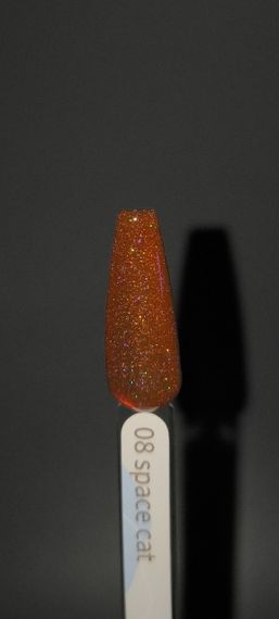 Светоотражающий гель-лак Gelix Space Cat №8 (с эффектом кошачего глаза) 8мл | Зображення 3