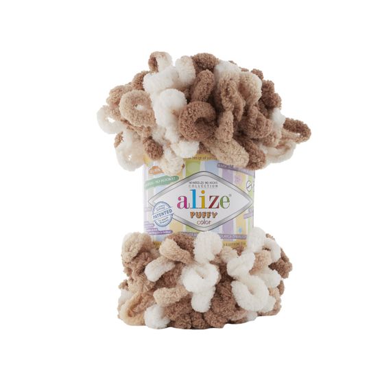 Пряжа ALIZE PUFFY COLOR 6398 алізе пуффі колор