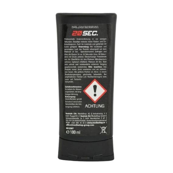 Паста для видалення подряпин з автомобіля Platinum 20 sec / Засіб для полірування машини | Зображення 3