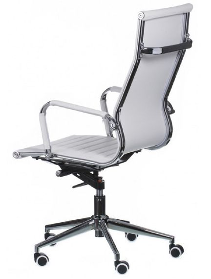 Супертонкое компьютерное кресло Solano artleather white с механизмом Deep Tilt (DT) | Зображення 3