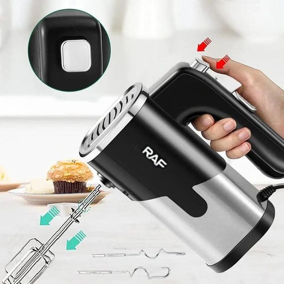 Миксер RAF R-6630 300W • Кухонный миксер для взбивания, смешивания и приготовления теста | Зображення 3