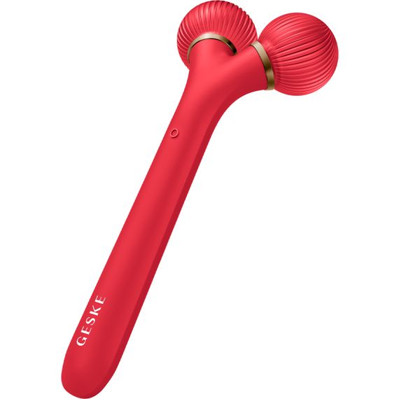 Електронний ультразвуковий ролик для обличчя GESKE Sonic Facial Roller 4в1 red | Зображення 6