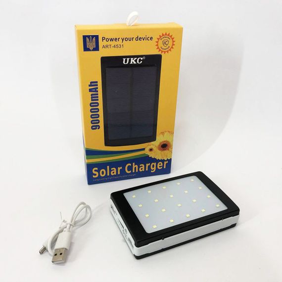Заряджання Power Bank Solar 90000 mAh / Павербанк для планшета / Заряджання PC-476 Power Bank | Зображення 6