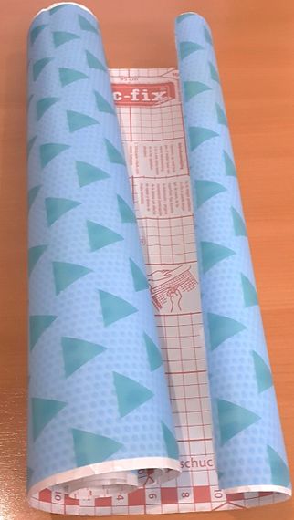 Пленка самоклеющаяся декоративная 0,45х1,5 м 3D эффект объемные треугольники | Зображення 2