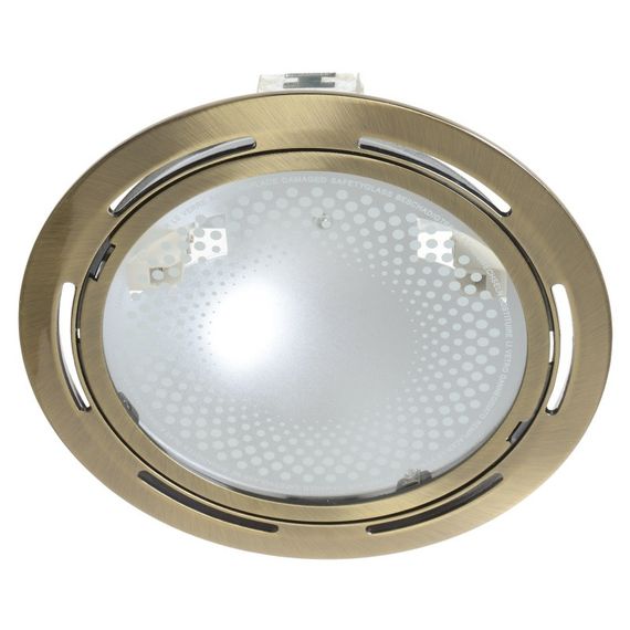 Світильник Downlight стельовий вбудований DL-09 AB 150W Brille 166027