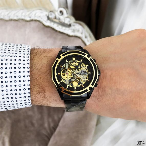 Forsining 8130 Black-Gold-Black | Зображення 5