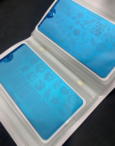 Голографічний альбом для зберігання пластин для стемпінга (на 10 відділень) | Зображення 1