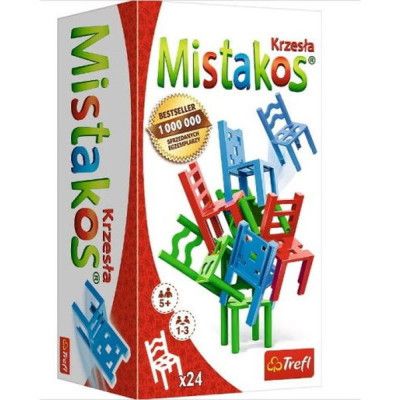 Настольная игра Trefl Стульчики для 3-х игроков (Mistakos) украинский (02326)