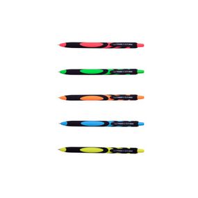 Ручка масляная Buromax автоматическая LIVE TOUCH, RUBBER TOUCH, 0,7 мм, синяя (BM.8270) - Топ Продаж!