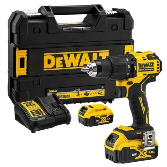 Дриль-шурупокрут акумуляторний безщітковий ударний DeWALT DCD709P2T | Зображення 1