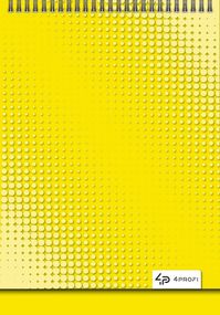 Блокнот 4Profi   "Color office" yellow 40 арк. формат А5 903368