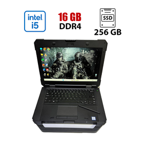 Защищенный ноутбук Dell Latitude 5424 Rugged / 14" (1920x1080) IPS Touch / Intel Core i5-8350U (4 (8) ядра по 1.7 - 3.6 GHz) / 16 GB DDR4 / 256 GB SSD / Intel UHD Graphics 620 / WebCam / Стилус б/у