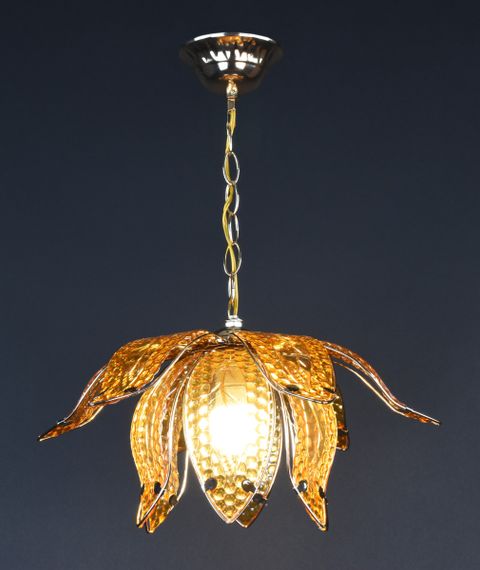 Люстра підвісна на 1 лампочку 27792 Золото 25-40х35х35 см. | Зображення 1