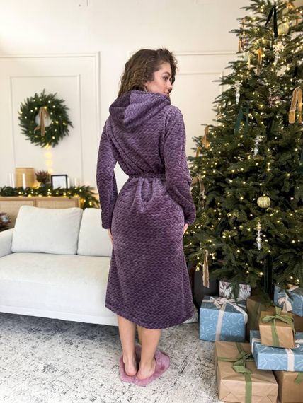 Женский махровый халат (2591/5) XL | Зображення 3