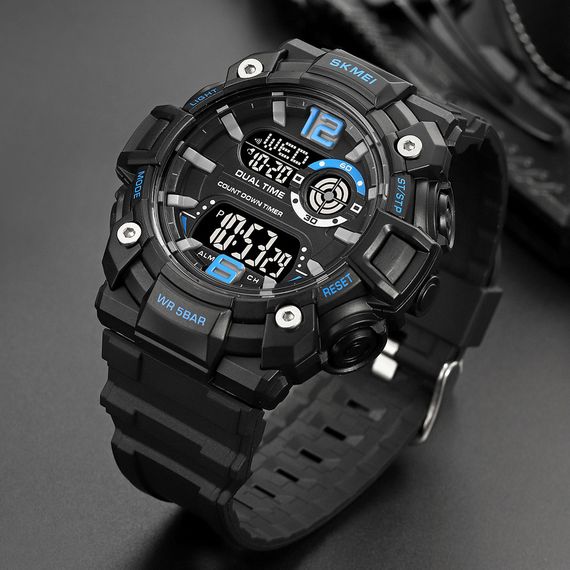 Skmei 2018BUBK Blue-Black | Зображення 3