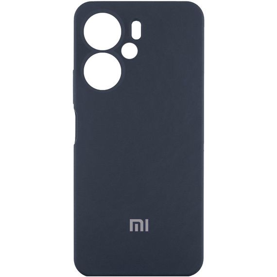 Чехол Silicone Cover Lakshmi Full Camera (AAA) with Logo для Xiaomi Redmi 13C 4G/5G / Poco C65/M6 5G Серый /