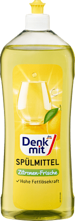 Засіб для миття посуду 1л Denk Mit Zitronen Fresh (цитрусова свіжість)