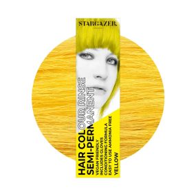 Краска для волос Желтая Stargazer Semi-permanent hair colour Yellow 70 мл