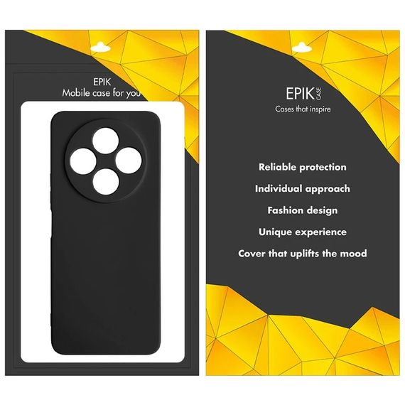 Чехол TPU Epik Black Full Camera для Oppo Reno 12 F 4G/5G Черный | Зображення 2