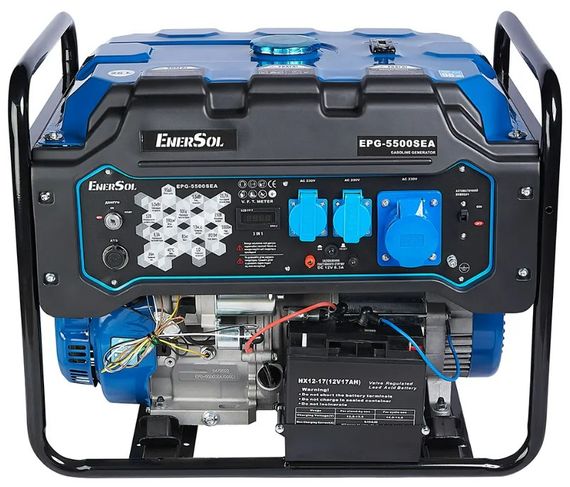 Генератор бензиновий EnerSol 5/5.5 кВт EPG-5500SEA