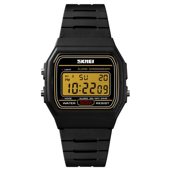 Наручний годинник Skmei 1412BKGD Black-Gold