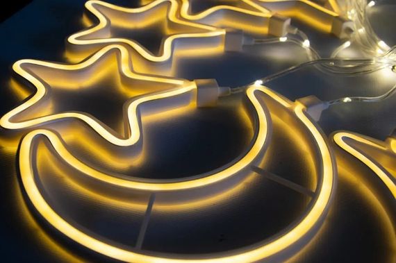 Світлодіодна гірлянда-світлова завіса Xmas Copper Curtain 4,3 м з 5 зірками XPRO (47647-7260_494) | Зображення 6