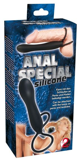 Страпон - Anal Special Silicone Black | Зображення 4