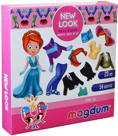 Набор магнитов Magdum "Кукла с одеждой New look" ML4031-14 EN | Зображення 1