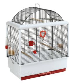 Клітка для канарок та маленьких птахів Ferplast Palladio 3 біла 50х30х64 см 52057811