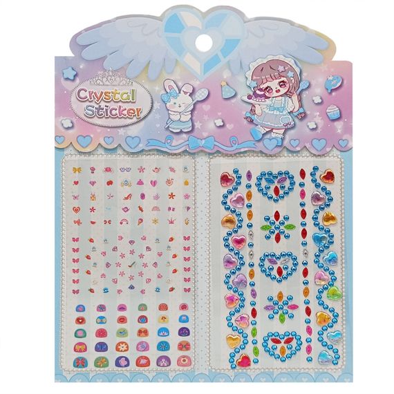 Наклейки декоративные XY-008-2(Blue) для авто, ноутбуков, телефонов