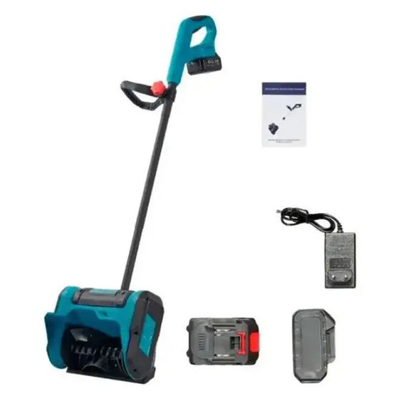 Снегоуборщик аккумуляторный на 2 АКБ складной Krafftec | Зображення 4