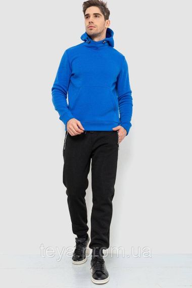 Худі чоловіче на флісі з капюшоном, колір електрик, розміри M, L, XL, XXL, L FA_008409 | Зображення 2