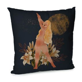 Подушка диванна з оксамиту Ти надихаєш 45x45 см (45BP_21M009)