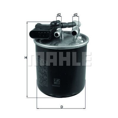 Фильтр топливный Mahle KL913 | Зображення 3