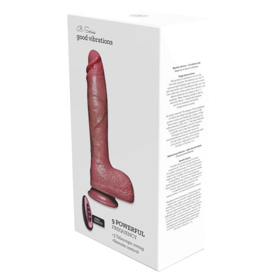 Реалістичний вібратор на присосці Power Stroke Sex Aura | Зображення 3