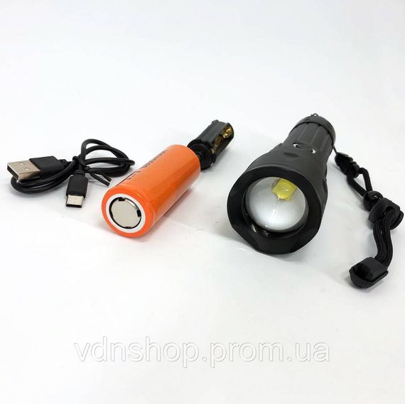 Компактный портативный фонарь, Усиленный ручной фонарик, Мощный светодиодный фонарь UZ-48 | Зображення 9