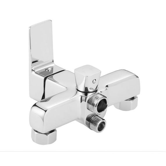 Смеситель латунный для ванны Lidz Orion 005 с поворотным изливом (c душевым гарнитуром) (k35) LDORI005CRM48094 Chrome | Зображення 3