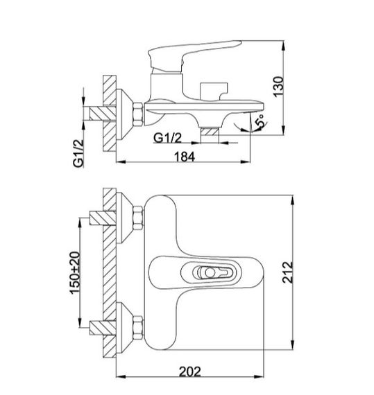 Змішувач для ванни Frap F3249-6 | Зображення 7