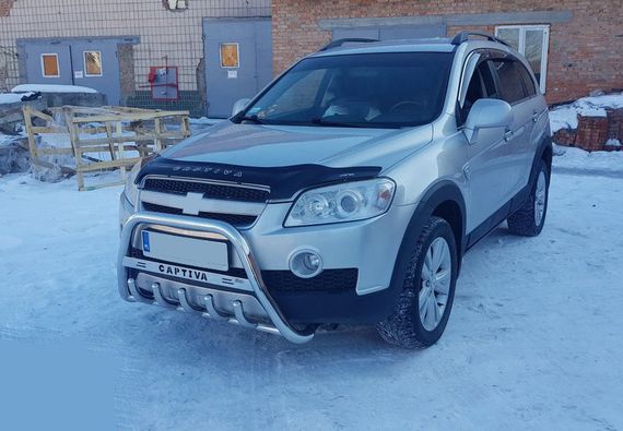 Кенгурятник WT004 (нерж) для Chevrolet Captiva 2006-2019рр | Зображення 1