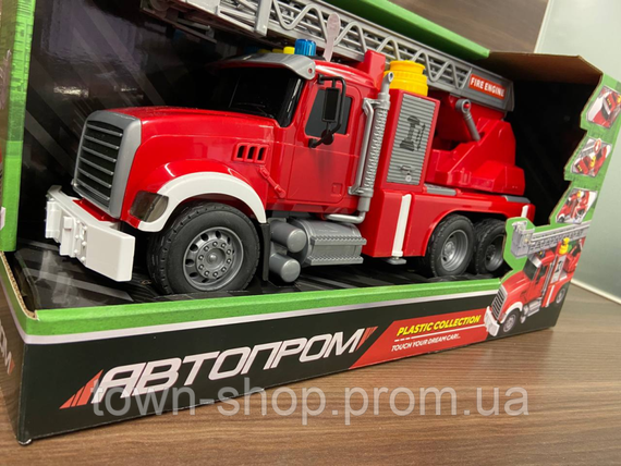 Игрушечная машинка "Пожарная" 7977 АВТОПРОМ со звуковыми эффектами | Зображення 1