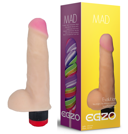 Вибратор EGZO Ciberskin V004 ( 17,6 см х 4,2 см ) Sex Aura