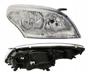 Фара Передня Renault Megane 3 2008-2013 Права H7/H1, С Моторч., Хром.Рамка 551-1178Rmldem1